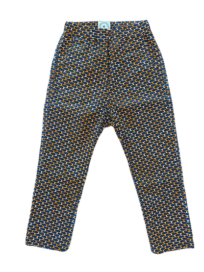 African wax drop crotch pants